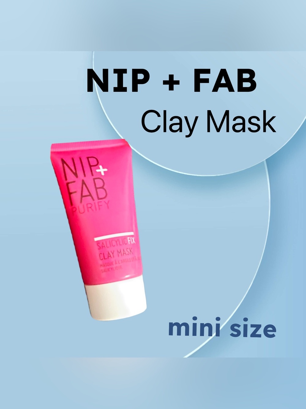 🇬🇧🆕NWOB NIP+FAB | MINI | Weekly treatment Salicylic Fix Clay Mask